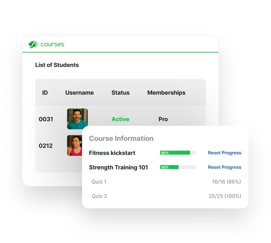 Restart Course Progress when students need another pass